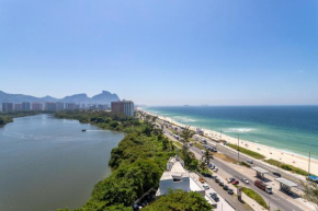 Vista DE CINEMA do 19 andar da Praia BARRA da TIJUCA - Portaria 24h, Estacionamento, Wi-Fi 35mbps, Ar Condicionado - BANHEIRO RECEM REFORMADO